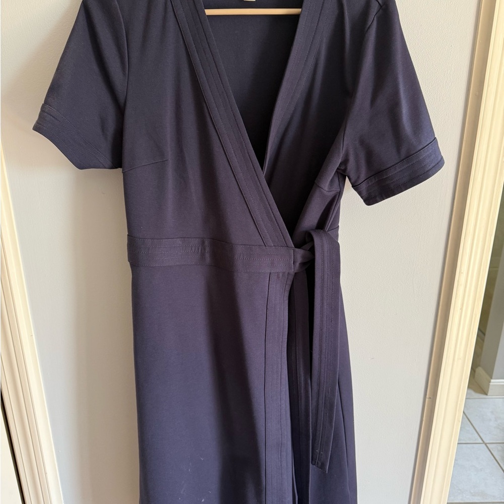 Boden Navy Wrap Dress